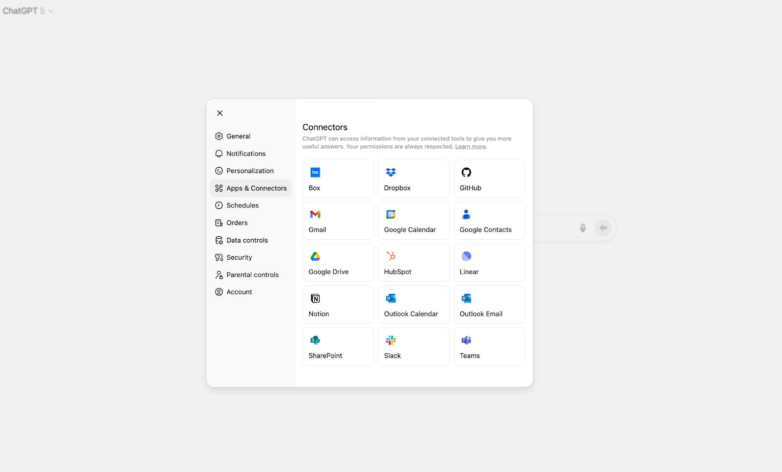 ChatGPT integrations